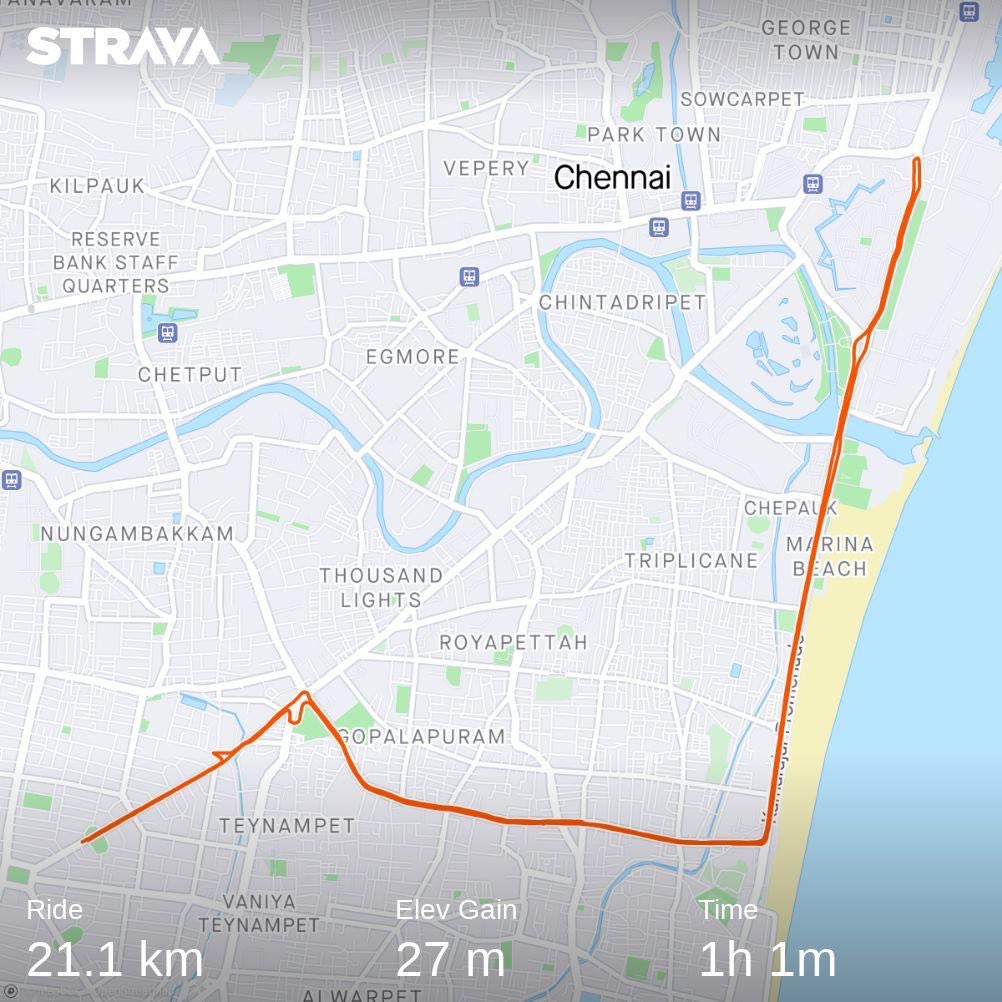 actor_annamalai's tweet photo. Today’s Morn Solo Ride 🚴♂️👍💪 #EnCyclePedia #Annamalai #NammaChennai #Chennai #nepiyarbridge #marinabeach #ReserveBankOfIndia #MadrasCoffeeHouse #Selfie #நான்வீழ்வேன்என்றுநினைத்தாயோ #neverevergiveup #cycling #cyclinglife #Captain @arya_offl #MMDDDDLCTworkout https://t.co/DxTTJG2qA3
