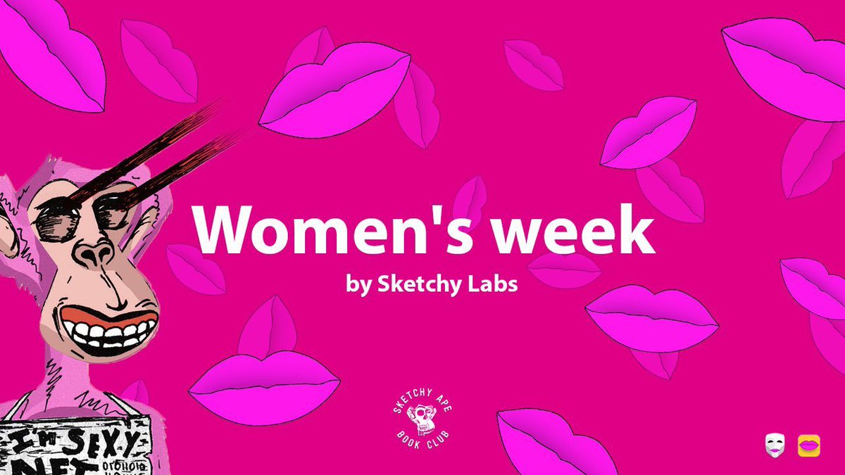 sketchy_labs's tweet photo. #NFT Women's week from SketchyLabs has been a great success so far.

We got a chance to hear from one of the best women founders and 1/1 artists in this space.

RT this, spread the word to all those creative ladies in #NFTs and keep an eye out for upcoming spaces

#NFTs https://t.co/TeYHenBPzs