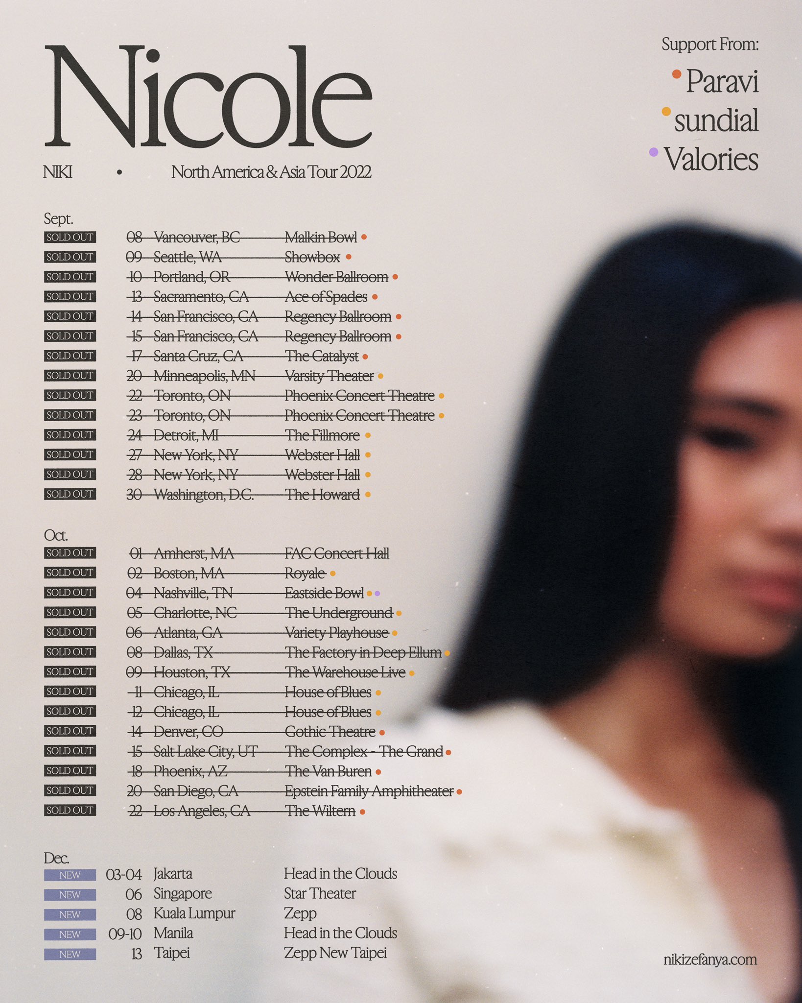 NIKI on Twitter "YOU ASKED I DELIVERED… NICOLE TOUR IS COMING TO ASIA