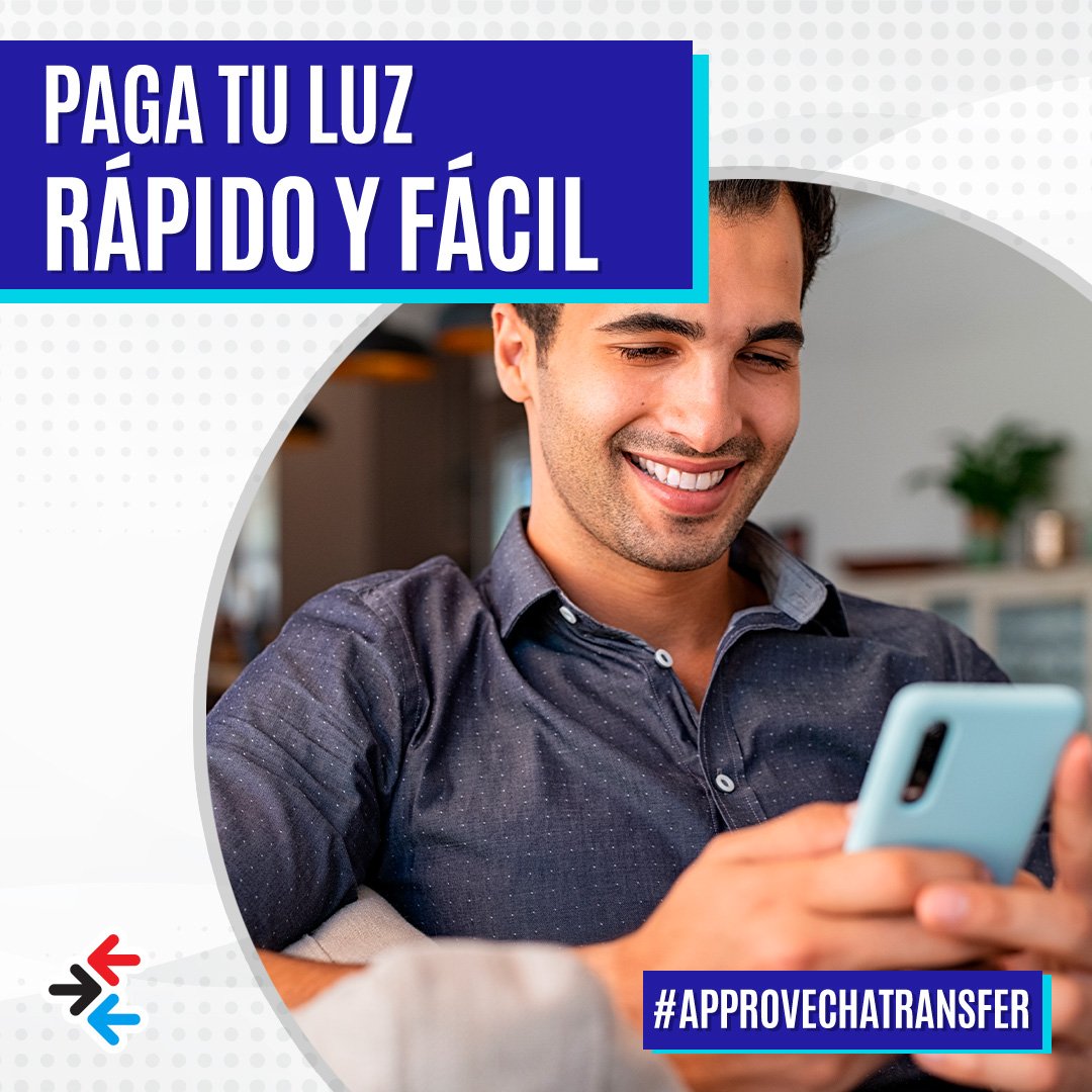 Transfer_mx's tweet image. Ya no hay pretexto para no liquidar tu recibo de CFE cuando antes. #ApprovechaTransfer para pagar a la velocidad de la luz, sin filas y de manera segura.