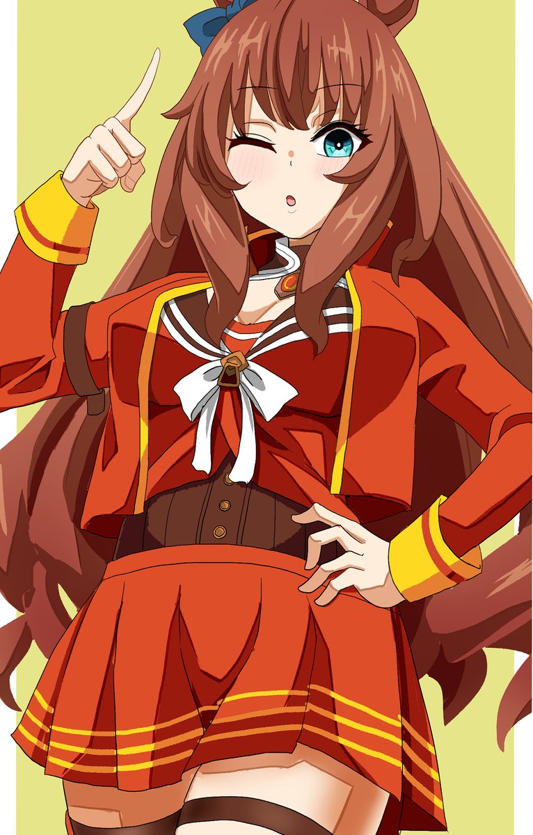 ウマ娘「ウマ娘も好きです(=゜ω゜)好きなのはタイシンちゃんとカフェちゃんです 」|みなづきのイラスト