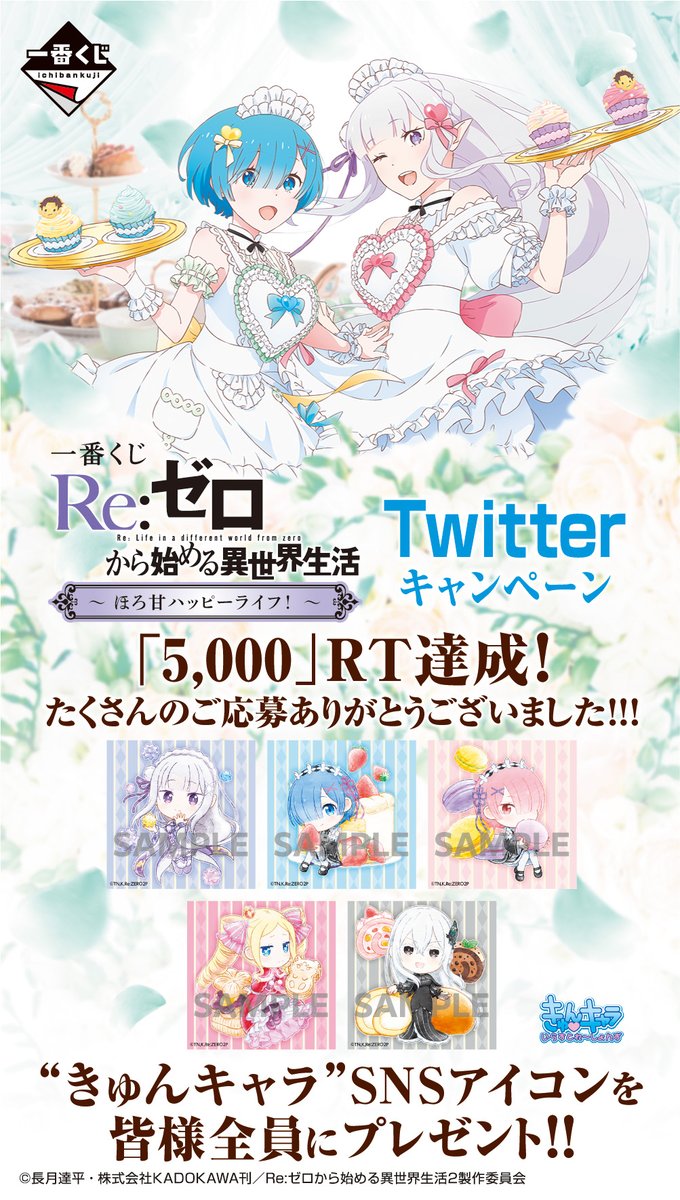 高価値 ラバーキーホルダー リゼロ 一番くじ F賞 ほろ甘ハッピーライフ