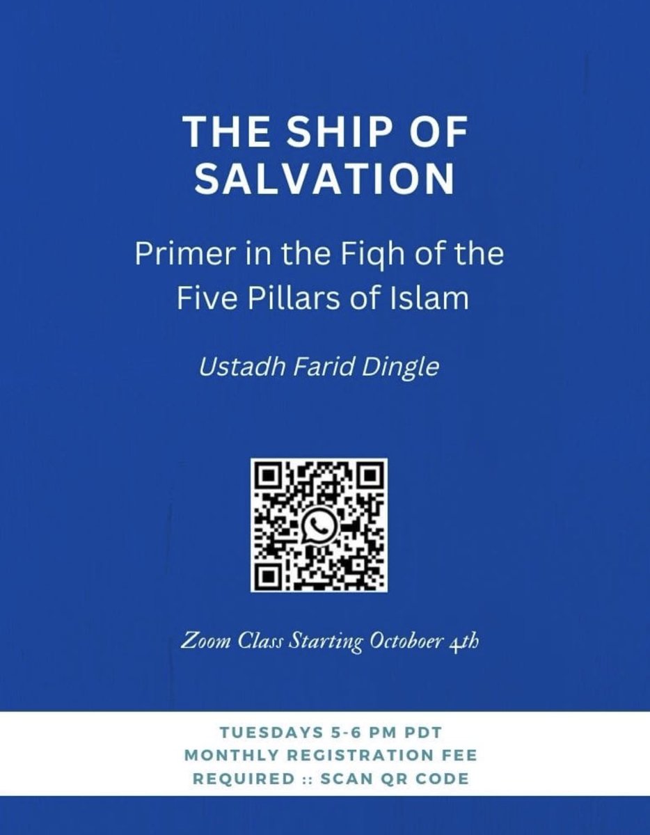 I highly recommend for those interested in studying Shafi’ī fiqh classes offered by a qualified scholar Shaykh Farīd Dingle 👇🏽

⁦<a href="/UstadhFarid/">Ustadh Farid Dingle</a>⁩