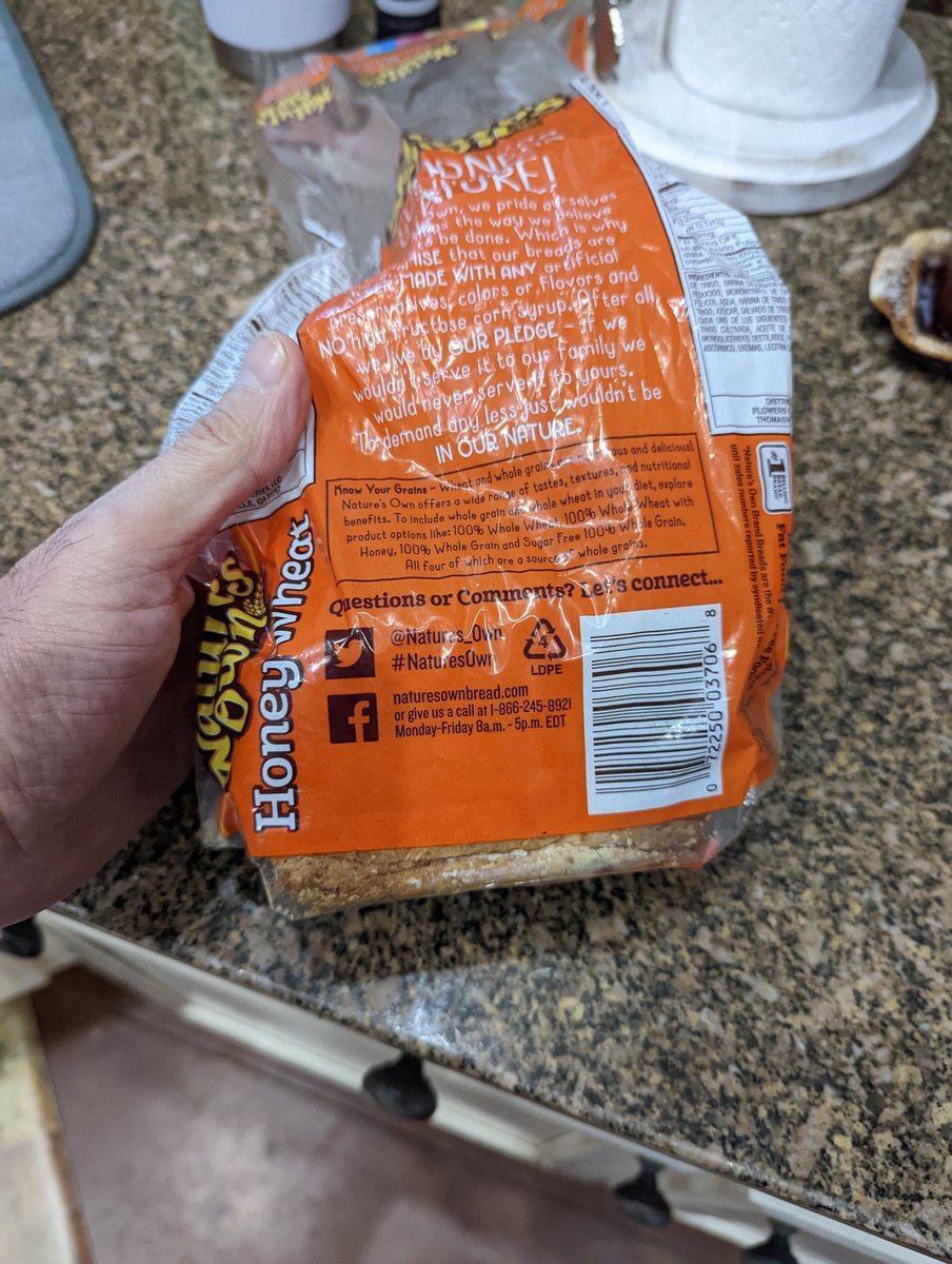 ericbaertels's tweet image. Hey @Natures_Own what is up with your new bread cuts?! Is Inflation hurting you so bad you're thinning out bread for everyone while your executives take profits?! @FDA #inflation #scam #NaturesOwn #Bread #Grain #SupportUkraine