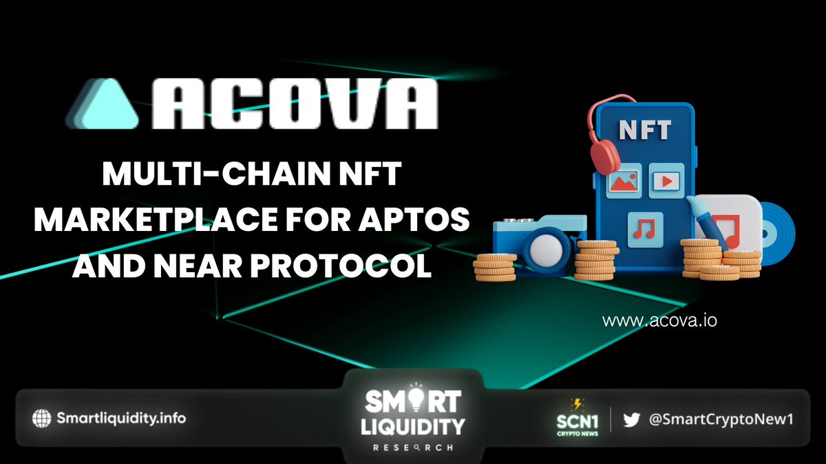 SmartCryptoNew1's tweet photo. 🔷 @Acovamarket is a multi-chain #NFT Marketplace for @AptosLabs and @NEARProtocol
🔷 #Acova plan to deliver a beautiful user experience and its priority is to bring value to The Dons community and the entire #NEAR ecosystem
🔽 INFO
https://t.co/wHD8do5cxl
#SCN1 https://t.co/vt8lCiUHdw
