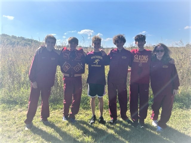 Down a Couple of Key Runners at the St. Charles North Invite but Still Fighting Hard!  Tough Day, Tough Course, Tough Runners.  Go Saxons!!