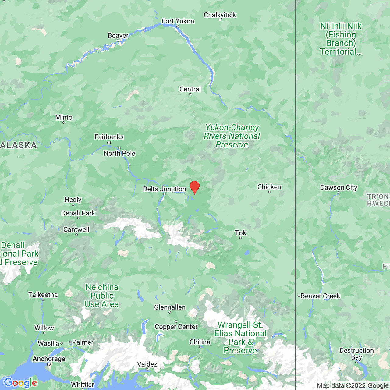 new town every hour on Twitter "Healy Lake, Alaska Metro Area