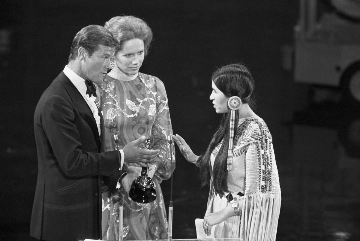 Sacheen Littlefeather, the Native American actress and activist who famously delivered Marlon Brando’s Oscar rejection speech for “The Godfather” at the 1973 Academy Awards, has sadly passed away at age 75.