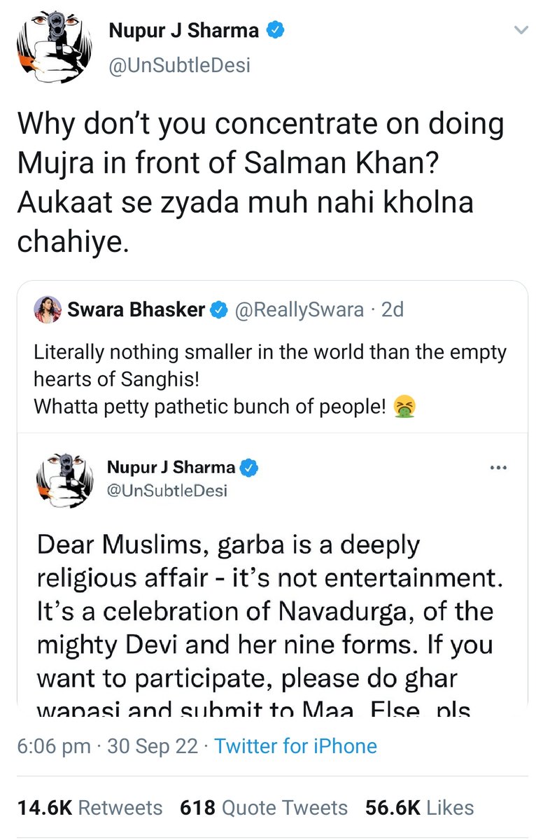 Epic Reply 🤣🤣 #NupurSharma #suwarabhasker #memes2022