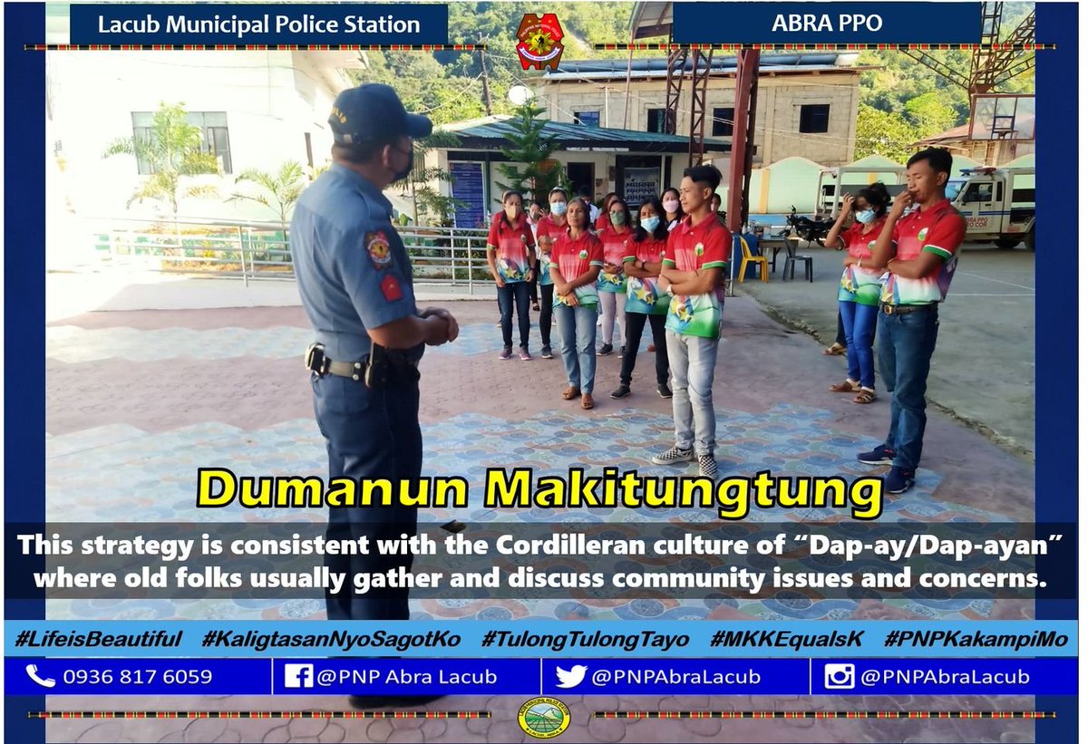 PNPAbraLacub's tweet photo. #DumanunMakitungtung
#PROCORCares
#talktous
#OplanBulbulon https://t.co/avsO8KvT77