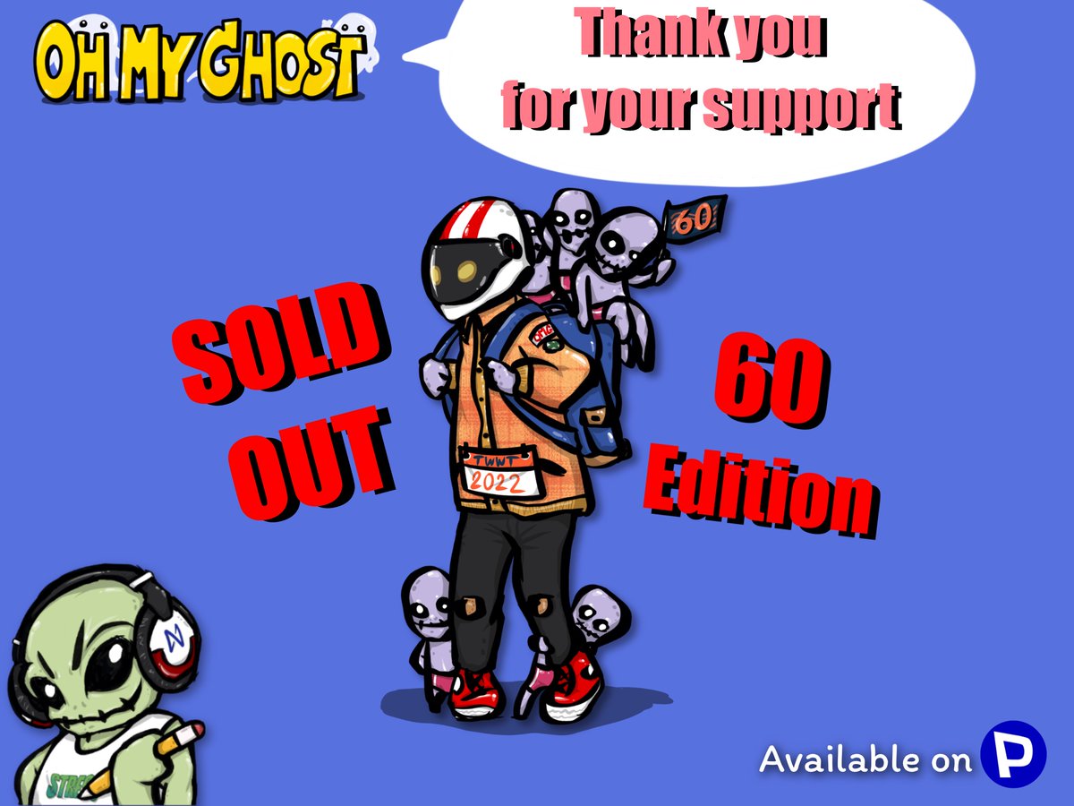 OMG010 : Traveler
Sold Out 60 edition.
Thank you for your support.
🥰🥰🥰🥰🥰🥰
#NFTTHAILAND  #NFTThaicommunity #NFTthaiartist #NFTthai #NFTCommumity #nftcollectors #NFTdrop #opensea #OpenSeaNFT #stressimal #ohmyghost #Paras