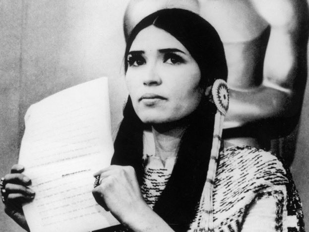 loserperseus's tweet photo. dream face reveal this and that. a truly amazing woman died today. rest in peace to a wonderful woman, sacheen littlefeather https://t.co/c1nfrtcRmo