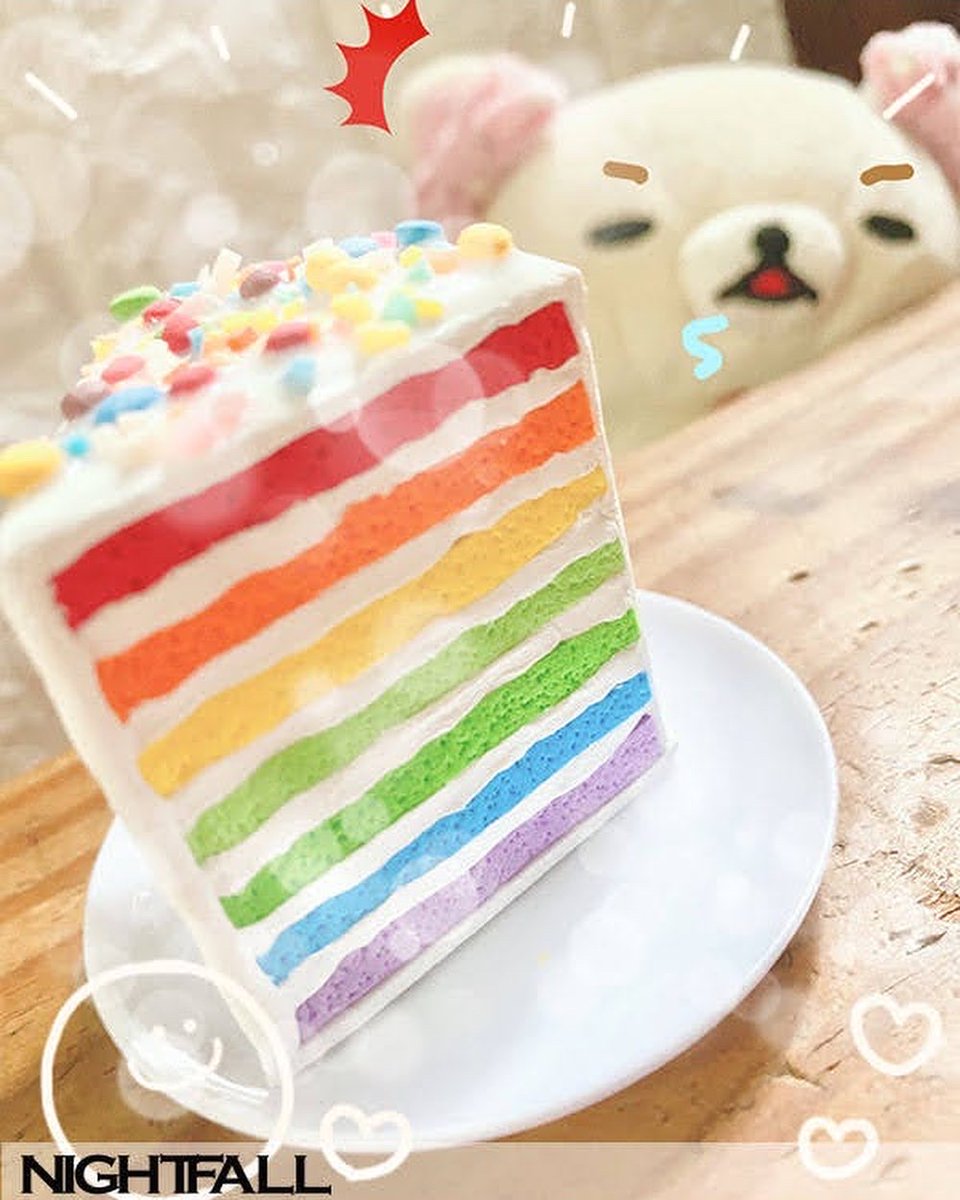 nightfall_bjd's tweet photo. ドールサイズ #レインボーケーキ (´∀`)
お求めはこちらに:
https://t.co/x91FMT1U06
#rainbowcake for #BJD :3 click and shop🛍
#dollfiedream #ドルフィードリーム #DD #SD #dollprops #ミニチュア #props #BJD #ドール #superdollfie #smartdoll #虹ケーキ
#nightfall_小道具 https://t.co/DXgvnpzdUH