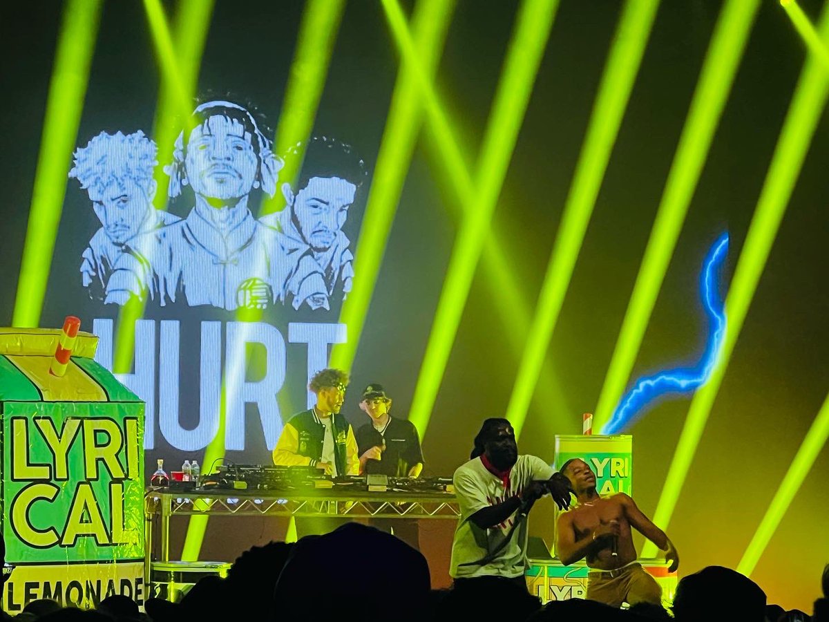 MusicToMyEars__'s tweet image. Here’s some pics from the @lyricalemonade @SPKRBXpresents  🍋 9th year Anniversary Show PT. 1