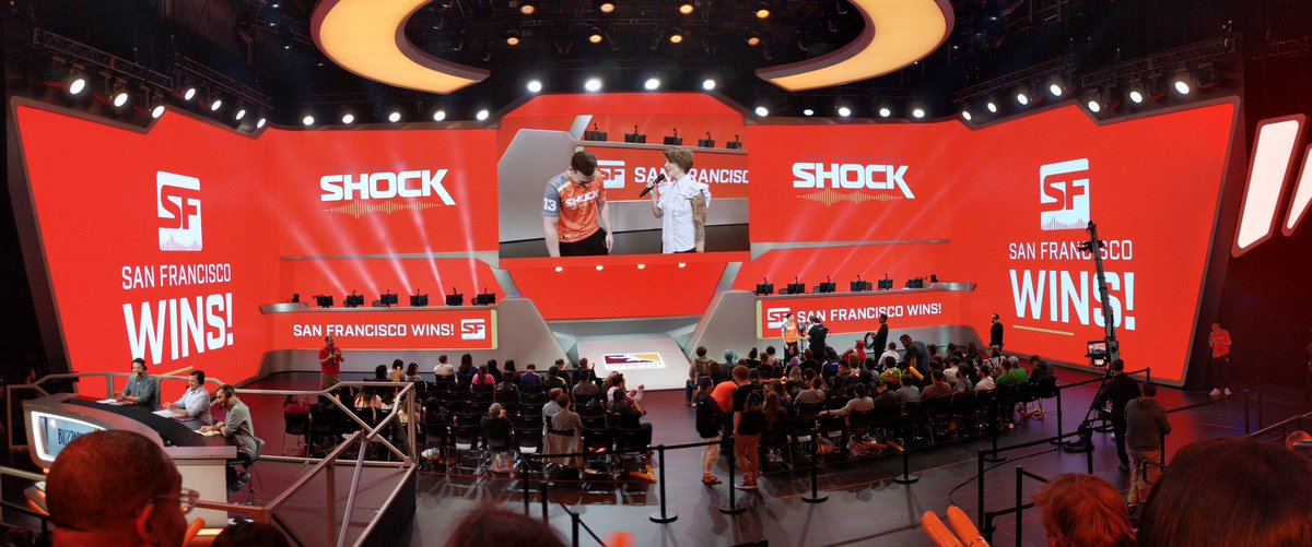 donaldstrand's tweet photo. Drc 6th 2017, pre games at the Blizzard Arena and I was there. @SFShock would play twice, beating the @FLMayhem (post game interview w/@babybay and @Soembie ) but falling to the @LAValiant. I loves it. Goodbye OW1, we go Agane. #SeeYouOnTheOtherSide https://t.co/g3cz9CiP92