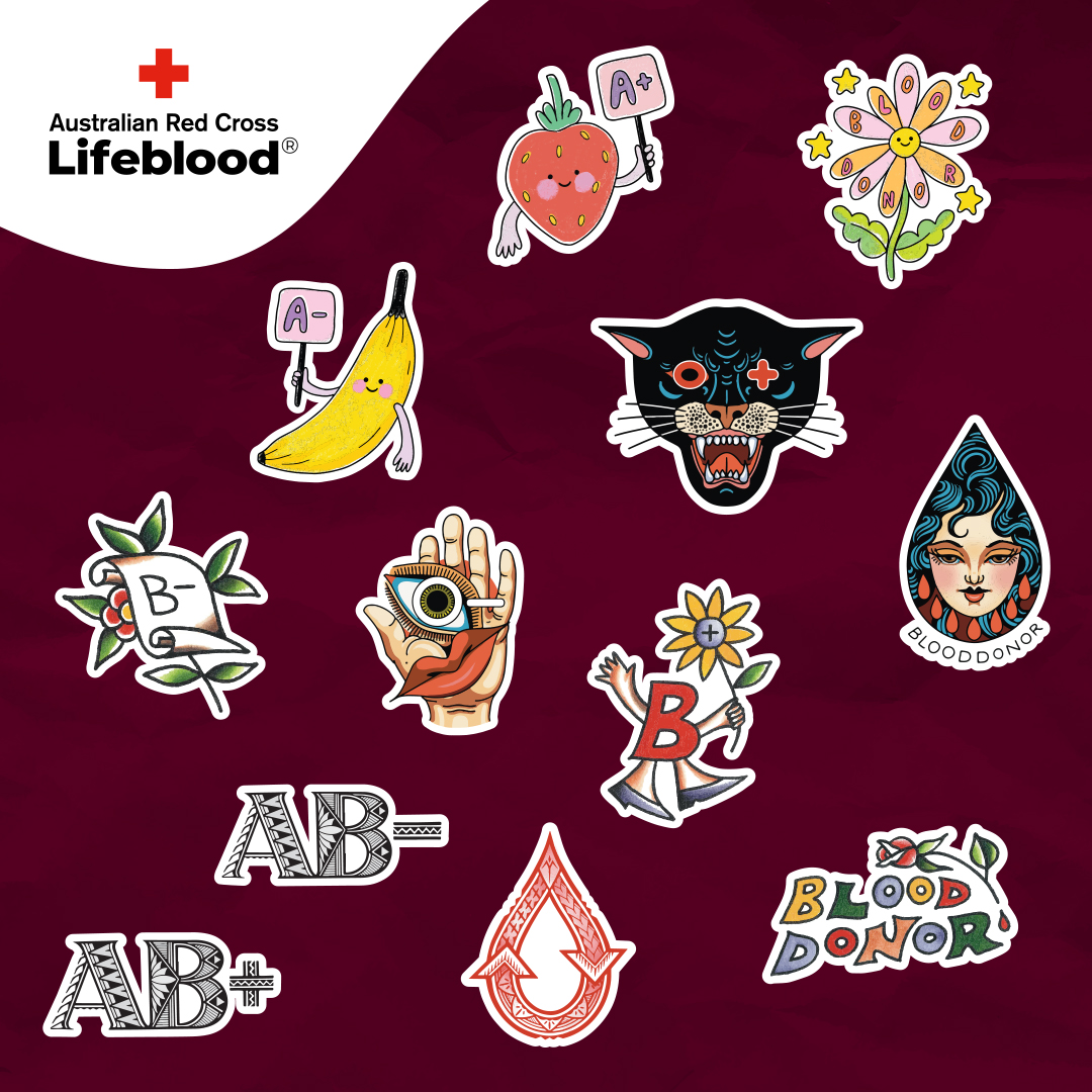 Did you know that you can donate blood or plasma even if you have tattoos? @lifebloodau are celebrating International Plasma Awareness Week (3-7 Oct) by giving temporary tattoos to anyone who donates in October. #donate now at don8blood.com/3SHLmfG. #lifebloodau