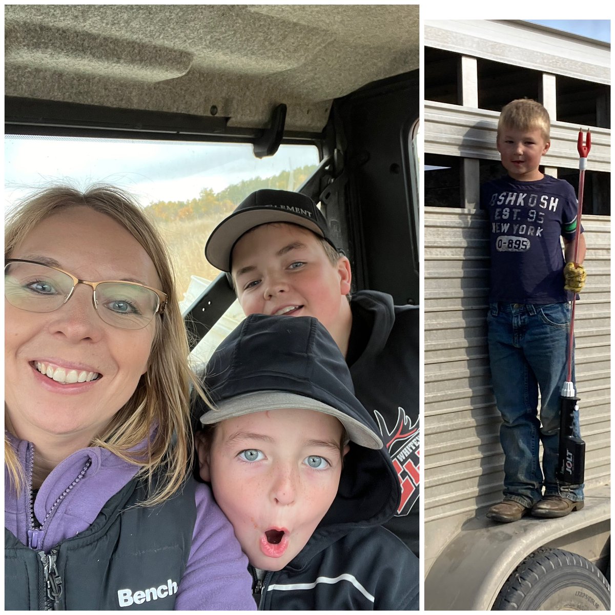 Spent the day weaning calves with the best crew a guy could have. Other than one pen of stubborn calves the day couldn’t have been much better! <a href="/JennBeu16/">Jennalee Beutler</a>