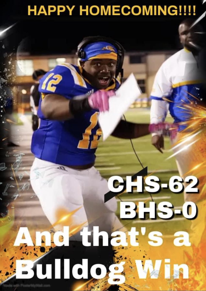 CHSBulldogs2939's tweet photo. Next wk will be a rivalry game in the city like no other. Your Bulldogs 4-0 face off against @WossmanWildcat_ 3-2 in district play. Come out and pack the Wildcat stadium in your blue & gold as we prepare for battle. Nothing personal but this is strictly business. #2939Takeover https://t.co/dHYiHb1hIK