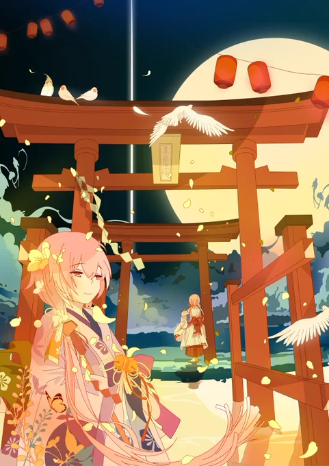 チマツさんのタグ企画 #自創作女子イラストフェス01 に参加します! 