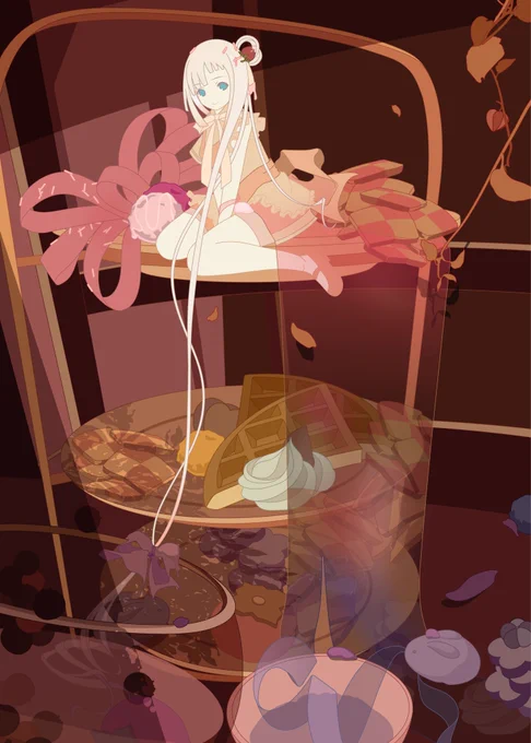 チマツさんのタグ企画 #自創作女子イラストフェス01 に参加します! 