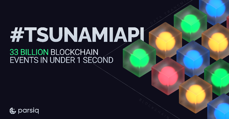 0xReactive's tweet photo. Our #Web3 data solutions help the #DEVcommunity build  ⚒️

Capable of querying over 33 billion blockchain events in under 1 second, #TsunamiAPI is redefining what it means to quickly &amp; easily access blockchain data ⚡
