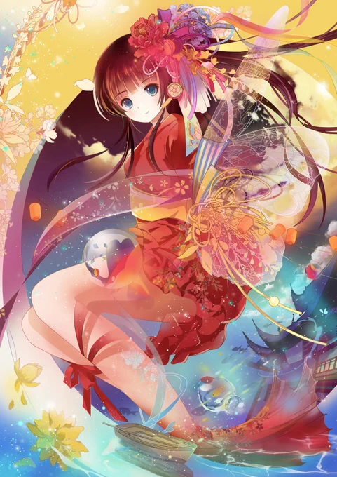 チマツさんのタグ企画 #自創作女子イラストフェス01 に参加します! 