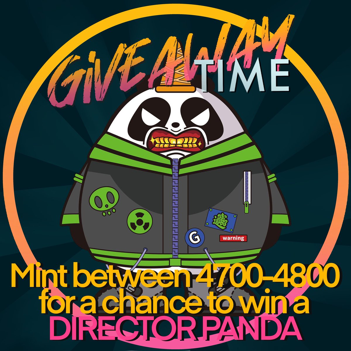🚀 𝐌𝐈𝐍𝐓𝐈𝐍𝐆 𝐆𝐈𝐕𝐄𝐀𝐖𝐀𝐘 🚀

Mint between 4700 - 4800 for a chance to win this EPIC <a href="/EnviZionWorld/">EnviZion</a> Director Panda! 
Floor price: 4200 $Zil 

Good luck #soulfam! 🍀