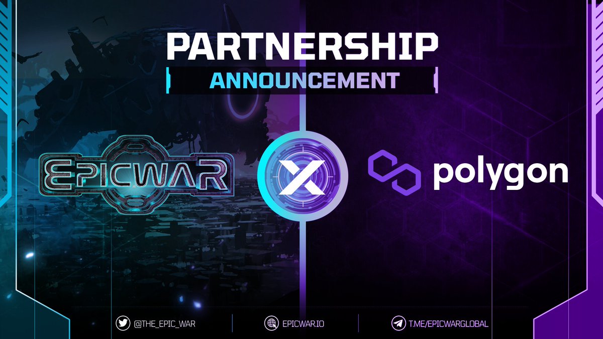 the_epic_war's tweet photo. Epic War x Polygon Studios
We are honored to announce a new strategic integration with support from @polygonstudios . We promise to bring new explosions in the 4.0 technology era.
Stay tuned for our latest news: https://t.co/WK2SpZJj7g
#EpicWar #F2P2E #Epiceros https://t.co/BaZvzvRwpg