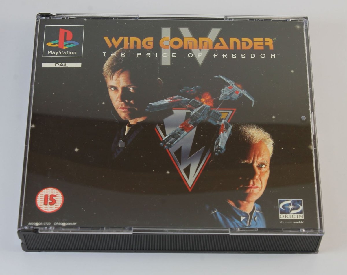 chilloutgames's tweet image. Big Box - #Playstation: #WingCommanderIv (8 photos) chilloutgames.co.uk/PS1/Wing_Comma…