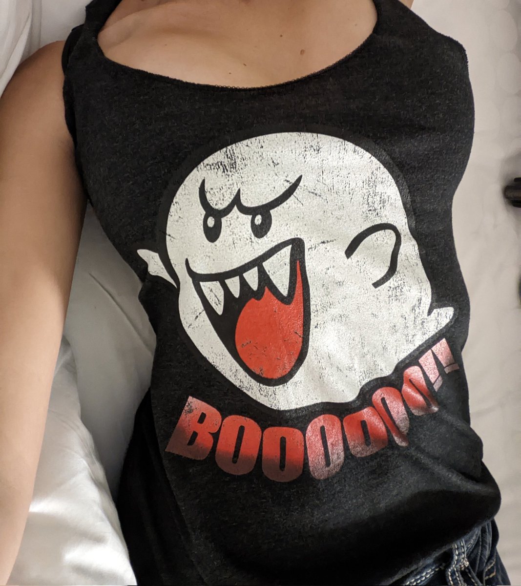 MarvelousDragon's tweet photo. I'm a little late on Day 2 but thats okay cause it's been a #BooTastic Day!
#StaySpooky #DragonCutie #GamerGirl #BooGhost #TankTop #Halloween https://t.co/MjpzjUlfuh