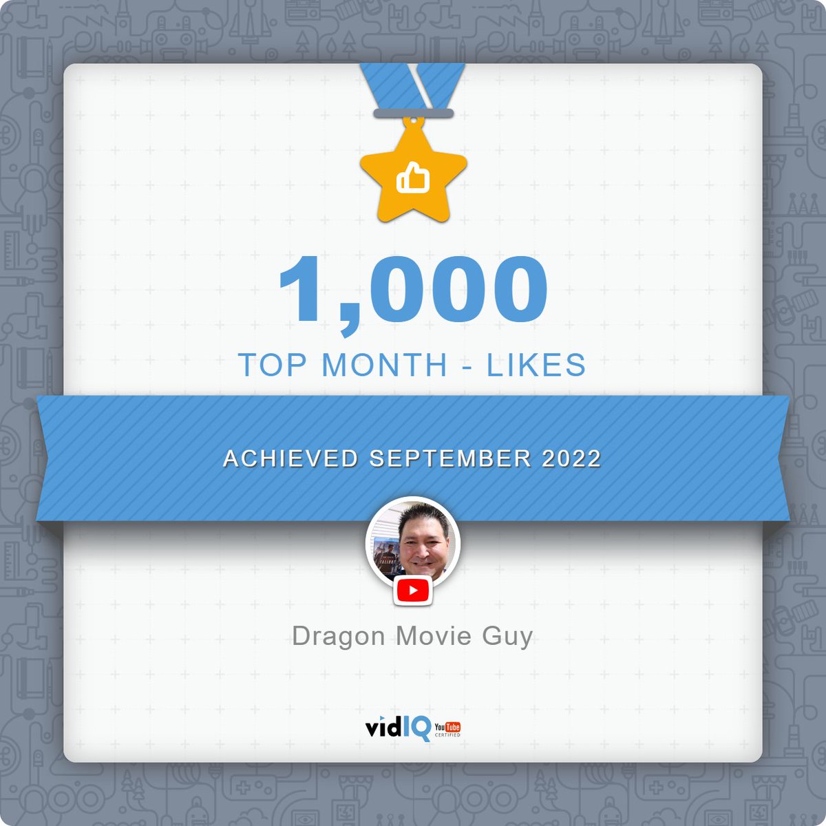 dragonmovieguy's tweet photo. HUGE 'Thanks' to everyone for Liking my videos on #YouTube during #September!!!
Set a new #ChannelRecord for #MonthlyLikes on #DragonMovieGuy! 1000 #Likes exactly!
#ThankYou #ThankYouForYourSupport #SeptemberLikes https://t.co/Rkkcoa5aHl
