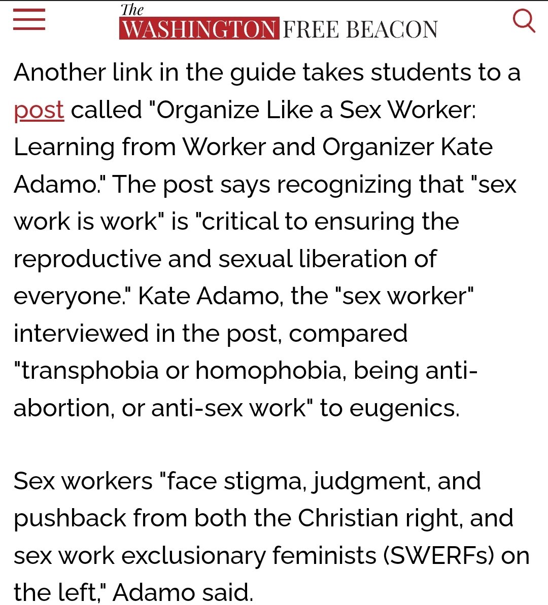 Censor__This's tweet photo. @KateDAdamo Have you already discovered that radicals are using your work via #Scarleteen to noramlize sex work to school children?

Teachers are using a #QRcode button on their clothes to avoid directly teaching kids to be prostitues 🤯🤯

#SWERFs #teenProstitues
https://t.co/Mgze2GdcB8 https://t.co/xb5OjVC0Ck