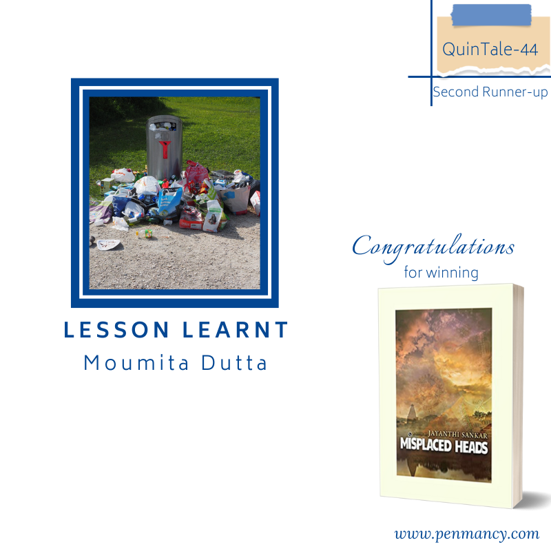 penmancy's tweet image. #QuinTale-44 #Winners Announcement

30 wonderful #stories from 30 creative writers graced the event.
Congratulations to:
🥇Smita Das Jain for The Consent 
🥈Harshita Nanda for A Constant Reminder 
🥉Moumita Dutta for Lesson Learnt by Moumita Dutta
#writingcommunity #writingprompt