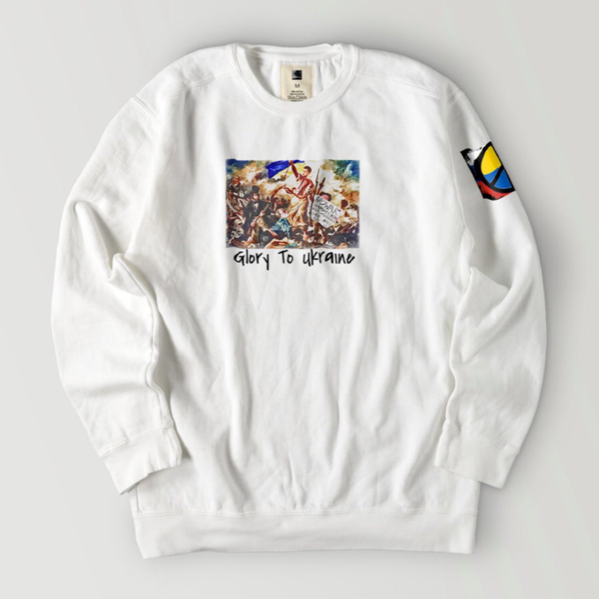 Hardboiled1996's tweet photo. ウクライナチャリティー商品販売始めます。この商品から発生した利益の全額をUNHCR（国連難民高等弁務官事務所)に寄付させていただきます。
後日インスタ・サイト内でご連絡させていただきます。
このチャリティーに賛同される方はどうかお力添えをお願いいたします。

https://t.co/UiItBf7GK0 https://t.co/IEVZZGIsB8