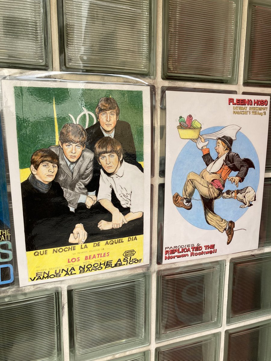 afuro_FX's tweet photo. たまにおじゃましていた名古屋市北区の日の出湯さんがご主人の急逝で閉店してしまいとてもとても悲しかったのですが、店頭にご主人が描かれた模写絵を展示してくれています。
本当にロックで素敵な銭湯でした。御冥福をお祈りいたします。 https://t.co/NZXcjwuWXa