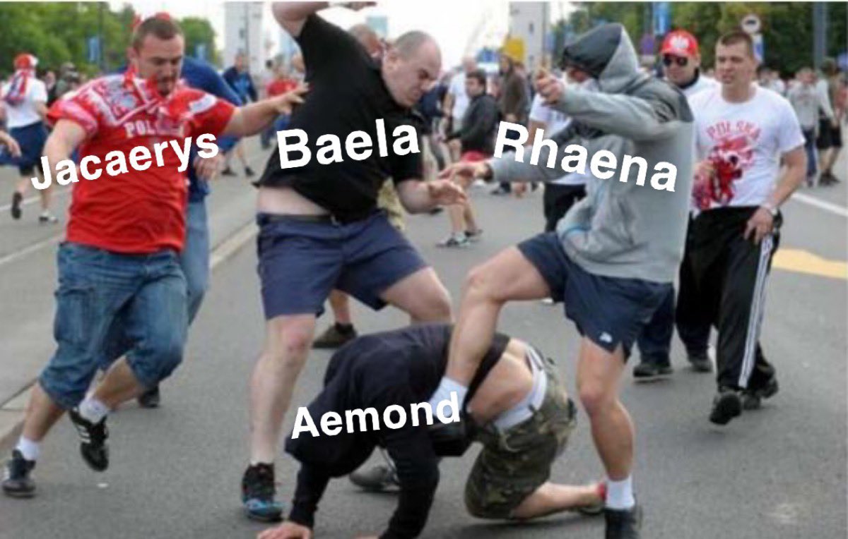 #houseofthedragon Them Velaryon babies said “Run us that fade” as they should