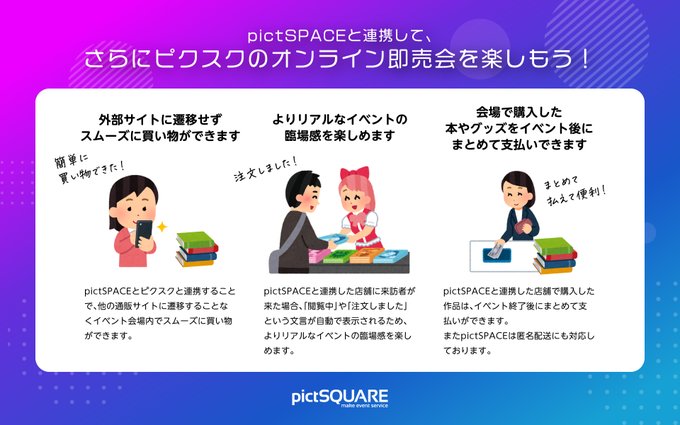 Pictsquare オンライン即売会サービス