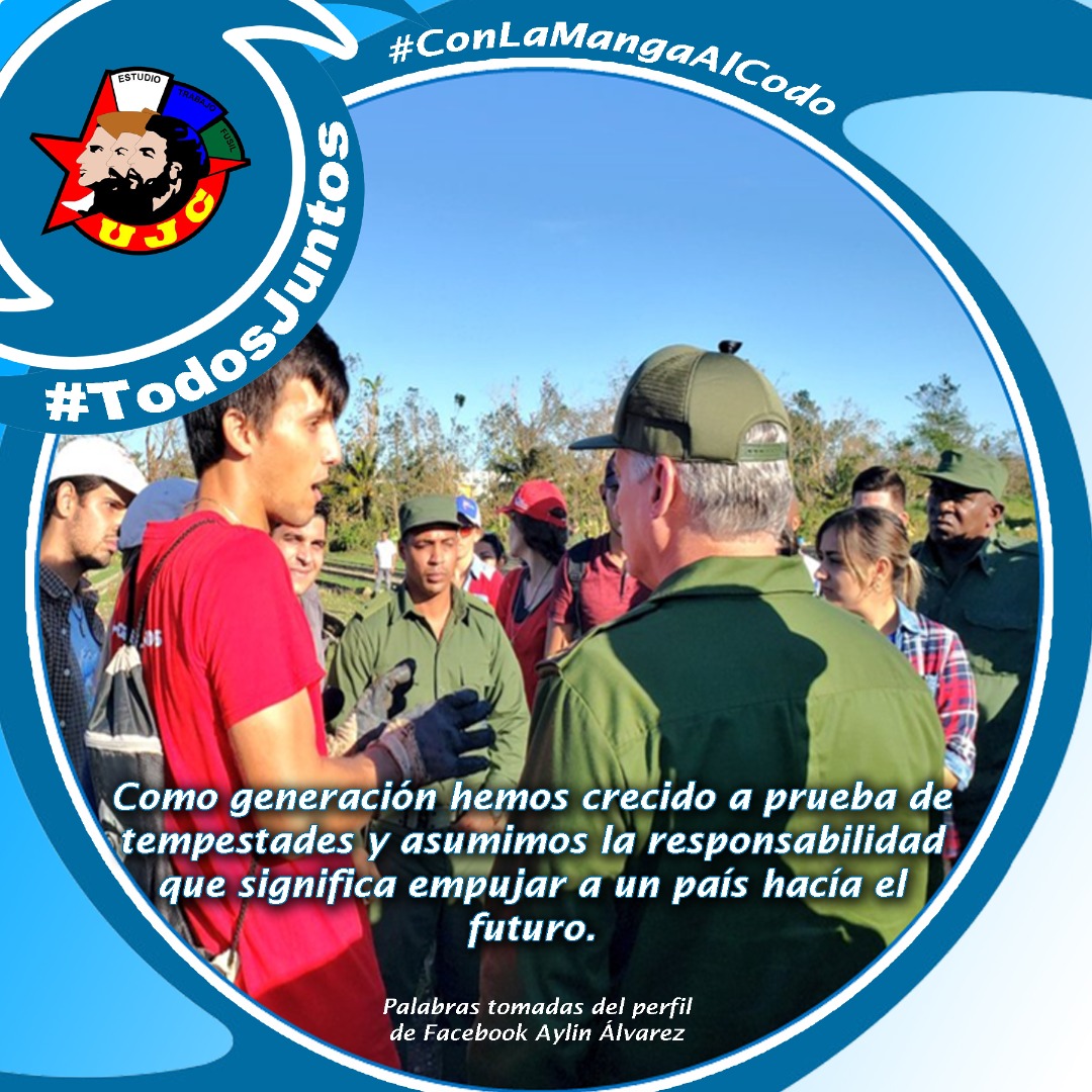 EduardoCubanito's tweet photo. En estos tiempos solo es permitido luchar y vencer. #TodosJuntos lograremos resarcir los daños en el menor tiempo posible. #FuerzaCuba #EstamosContigo https://t.co/vHJL8u7srx