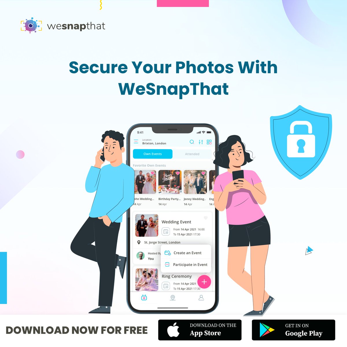 WeSnapThat_'s tweet image. Secure your precious photos with WeSnapThat. You can assuredly store unlimited photos with WeSnapThat

WeSnapThat offers unlimited storage, Quality photos, and secure photo sharing.

Download the Free App Now...!!👆🏻👆🏻 Link in Bio..👆🏻👆🏻...

#wesnapthat #photosharingapp #monday