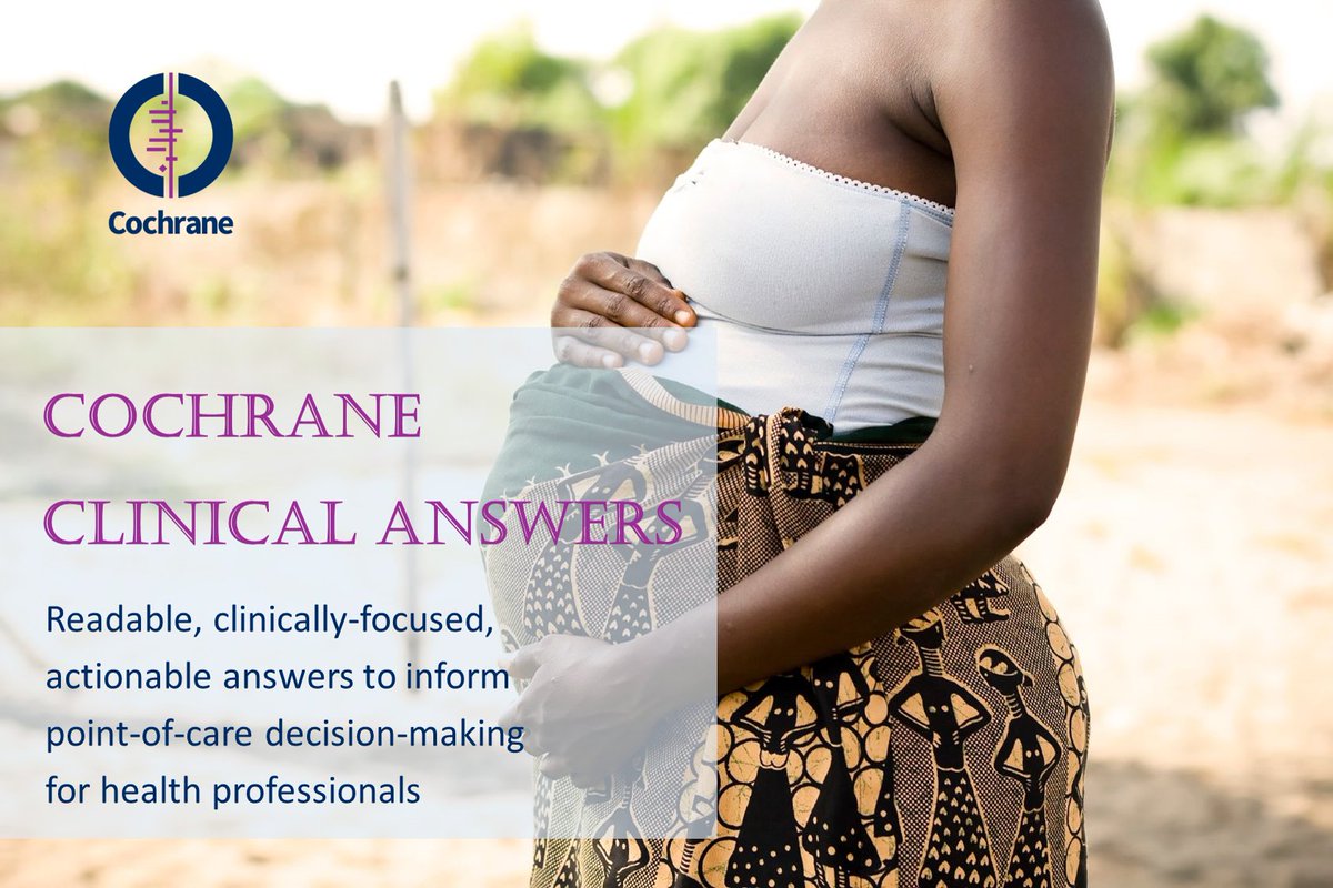 CochraneNursing's tweet photo. 🤰🏽👶🏾Are #tocolytics effective for delaying #preterm birth? 📚Check out the new #CochraneClinicalAnswers based on a #network #MetaAnalysis of 122 trials👉🏾https://t.co/zsgwGEhSaU
@CochraneLibrary @CochraneNursing #CochraneHongKong https://t.co/a69S0XHKHp