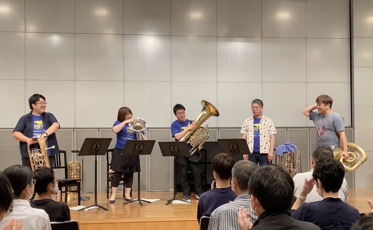 EnsemblePhilos's tweet photo. 【アクロスクラシックふぇすた2022無事終了！】

ご来場いただきましたお客様、ありがとうございました！会場溢れんばかりのお客様に演奏を聴いていただきフィロス一同嬉しく思っています！沢山の楽器に囲まれた素敵な２���間でした！✨ https://t.co/PPSuOJVohF