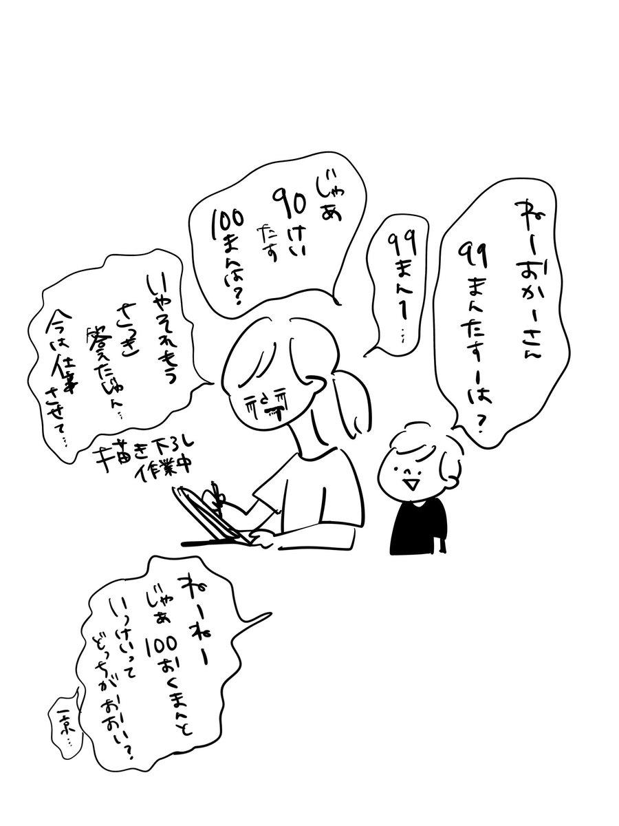 数字地獄😂

#むぴーの絵日記 