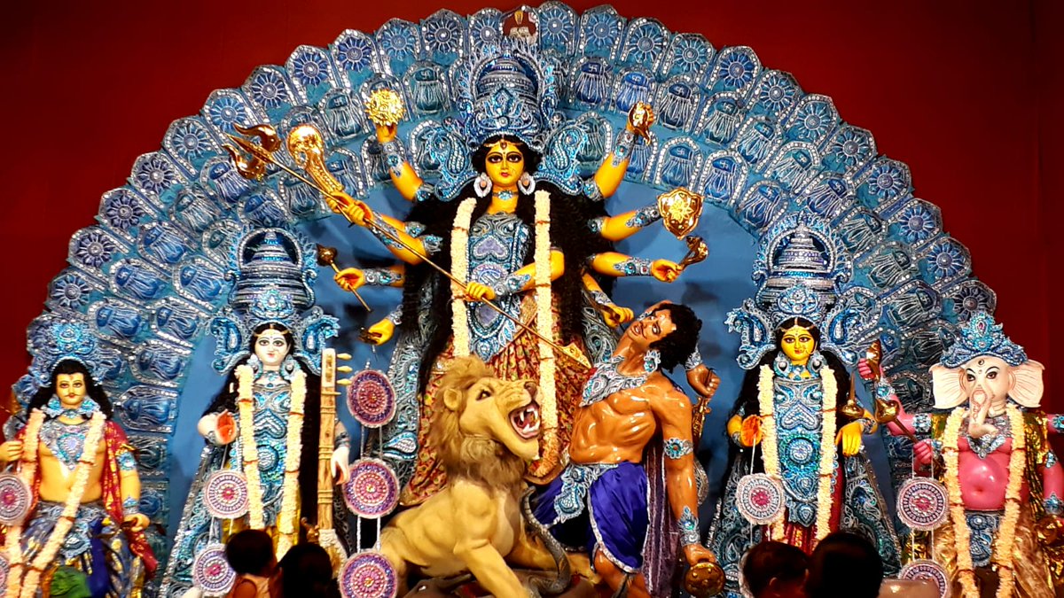 Today, on the 8th day of Shardiya Navratri or the 
#DurgaAshtami, Maa Mahagauri,the eighth swaroop of Navdurga, is worshipped🙏💮🌸
Kanya Pujan is also done to seek blessings from Maa Mahagauri🌹
May Maa bless everyone with good health and happiness 🙏

🙏Shubho MahaAshtami 🙏