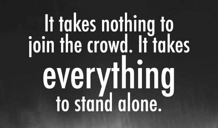 drugoldmine's tweet photo. It takes nothing to join the crowd. It takes everything to stand alone.

Follow for more. @drugoldmine 

Riggy G Odingaism Eastleigh Nyeri Rwanda #NikujaribuTu #Python Kidero https://t.co/G25uGihJ9Q