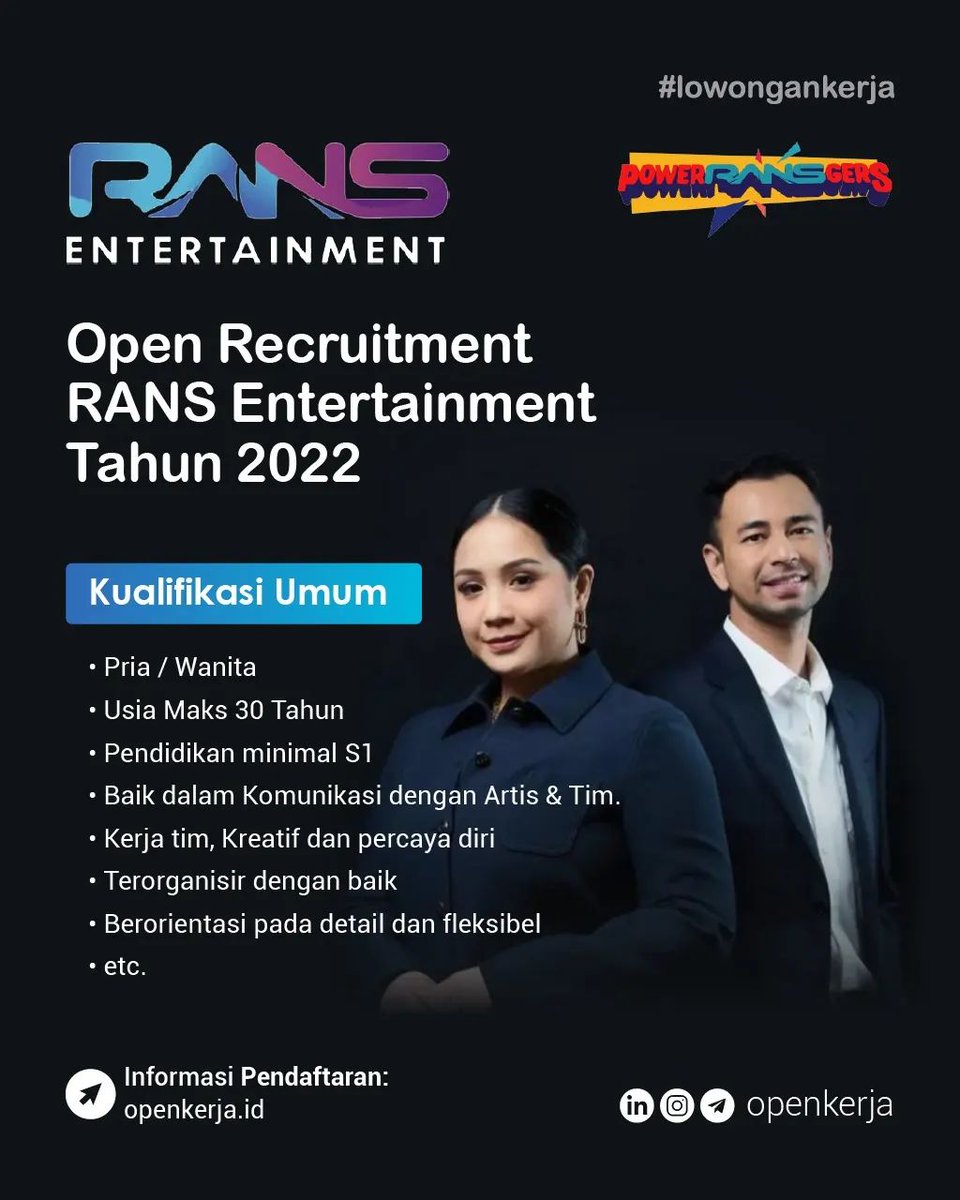 selleyishere's tweet photo. Permisi, bang @ezash &amp; mincot @hrdbacot mau numpang ngedrop lowker ...
Bisa minta tolong utk RT ? Makasiiii 😊

Lowker idaman semua orang niiii ... Cuss yuk yg minat 😍😍 https://t.co/9uHlroECMH