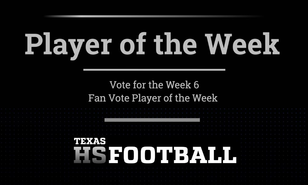 Vote for the Player of the Week:

texashsfootball.com/week-6-fan-vot…
#TXHSFB