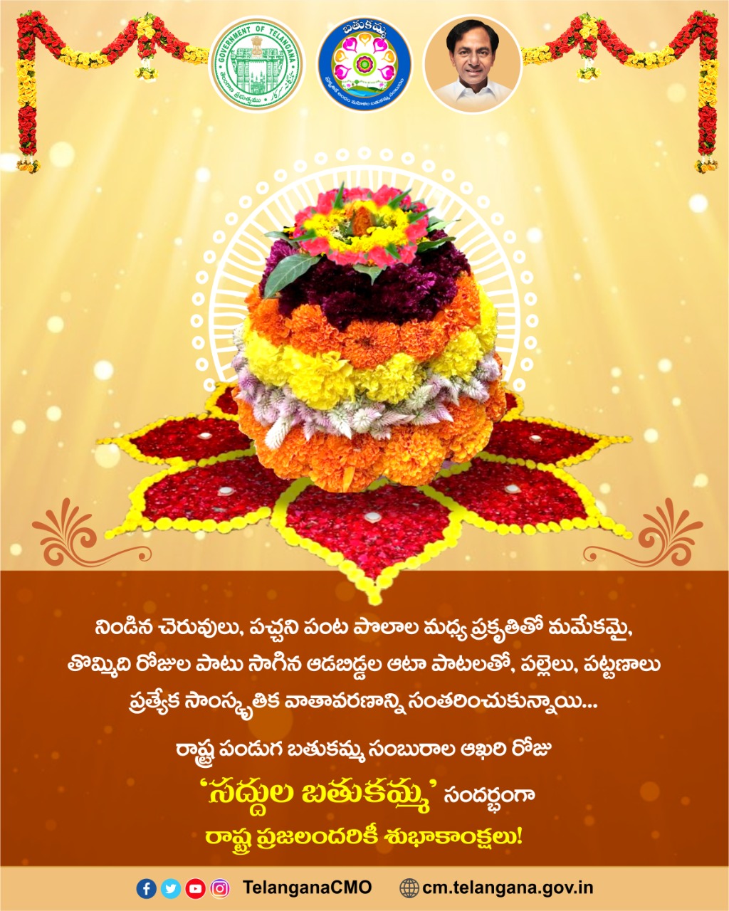 Telangana CMO on Twitter "Chief Minister Sri K. Chandrashekar Rao has