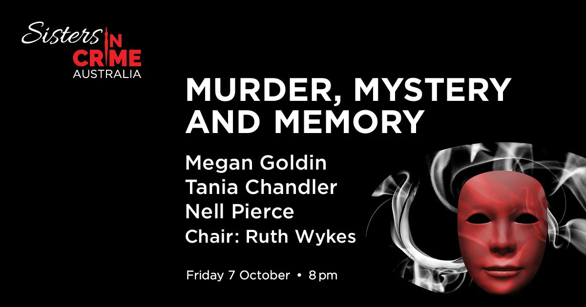 SistersinCrimeA's tweet photo. ICYMI: this Friday! @megangoldin @NellPierce @Tania_Chandler talk about memory and how unreliable and precarious it can be. Chair: Ruth Wykes. Dinner from 6pm at pub prices. More info here: https://t.co/jZ4G5TSIgX  @strewwth https://t.co/hGlzt5dSp4