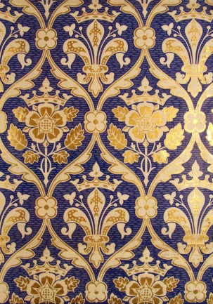 #Wallpaper. Designed by #AWNPugin, & PROBABLY made by G. #Crace. Ca.1848-50. #OxburghHall, #Norfolk.
📷©@nationaltrust

#pugin #augustuspugin #gothicrevival #wallpapers #gothicrevivalwallpaper #designwallpaper #decorativewallpaper #pugindesign #puginwallpaper #gothicrevivaldesign