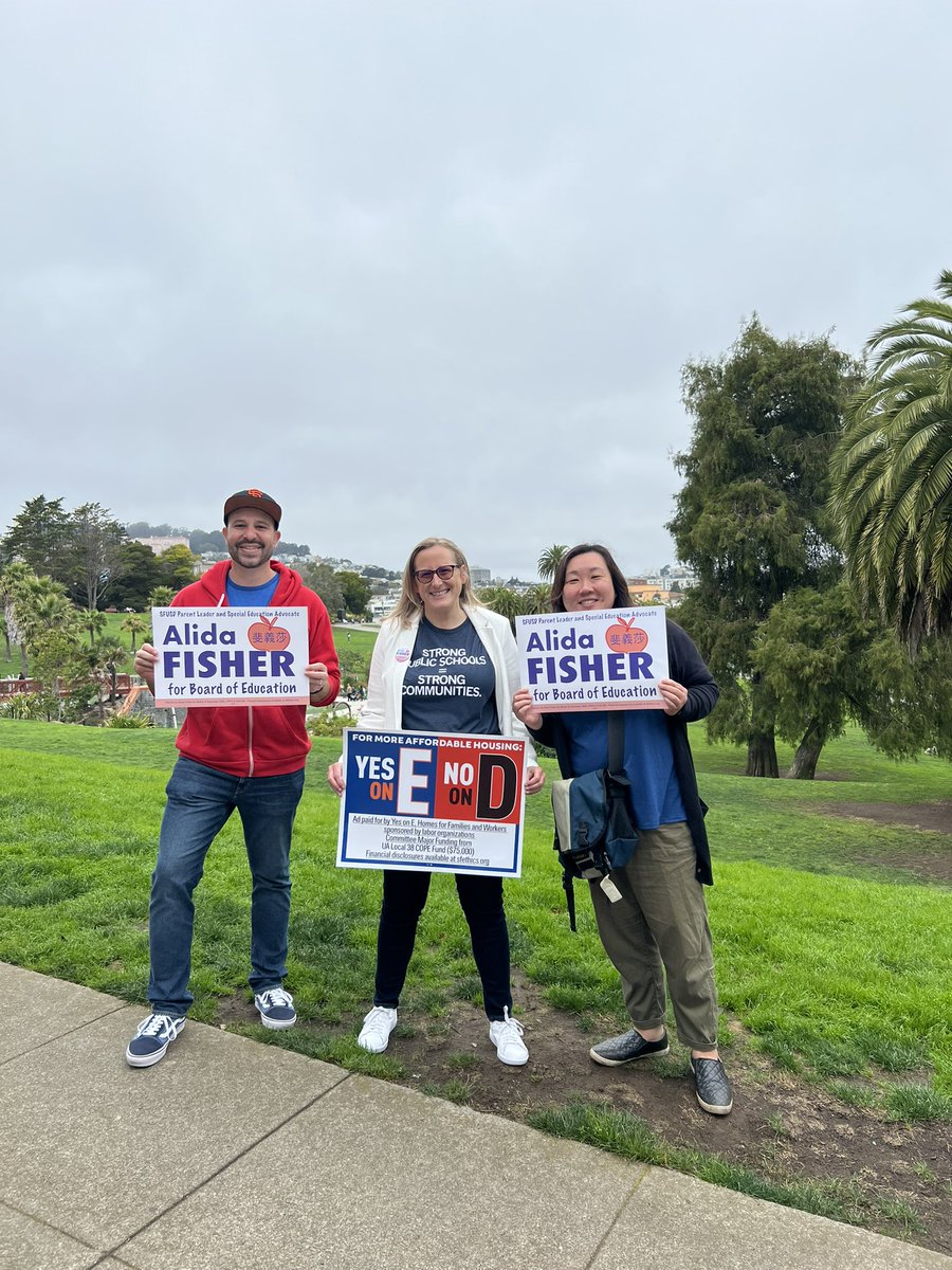 Alida Fisher for SF Board of Education 2022 tweet media